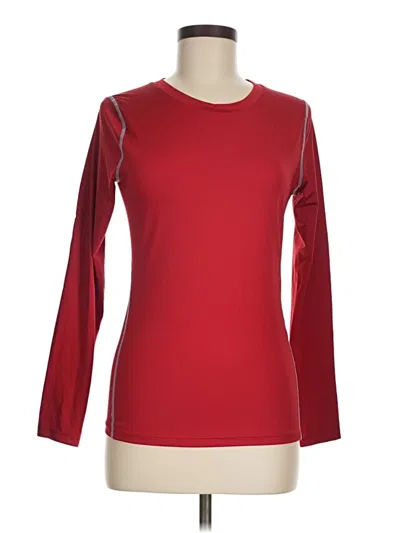 Pre-owned Unbranded Long Sleeve T-shirt In Red