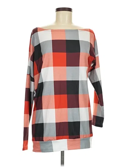 Pre-owned Unbranded Long Sleeve T-shirt In Red