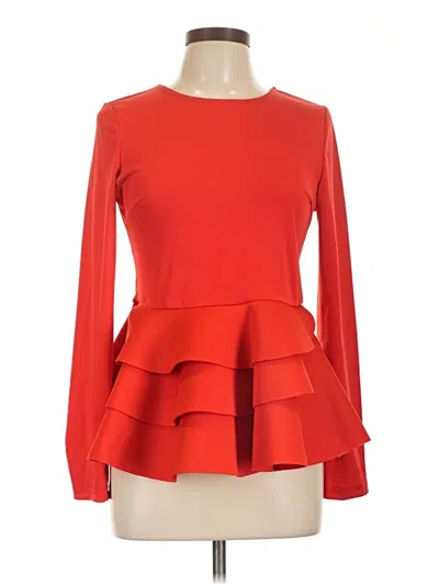 Pre-owned Unbranded Long Sleeve T-shirt In Red