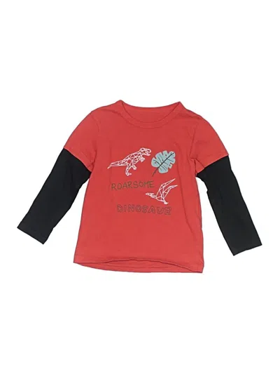 Pre-owned Unbranded Kids' Long Sleeve T-shirt In Red