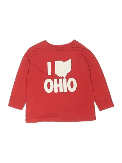 Pre-owned Unbranded Kids' Long Sleeve T-shirt In Red