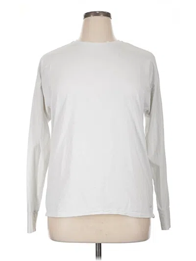 Pre-owned Unbranded Long Sleeve T-shirt In Silver