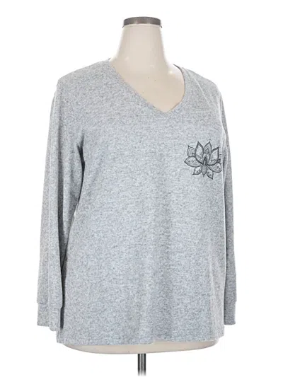 Pre-owned Unbranded Long Sleeve T-shirt In Silver