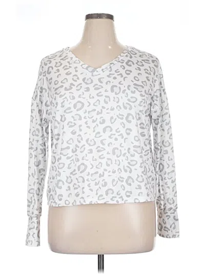 Pre-owned Unbranded Long Sleeve T-shirt In Silver