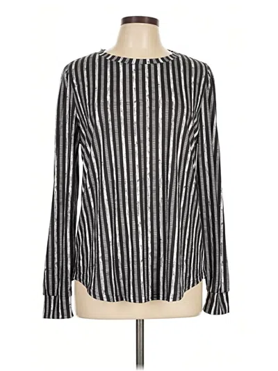 Pre-owned Unbranded Long Sleeve T-shirt In Silver
