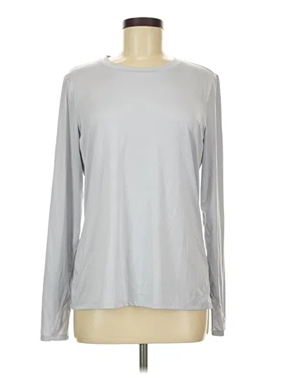Pre-owned Unbranded Long Sleeve T-shirt In Silver