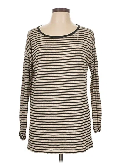 Pre-owned Unbranded Long Sleeve T-shirt In Tan