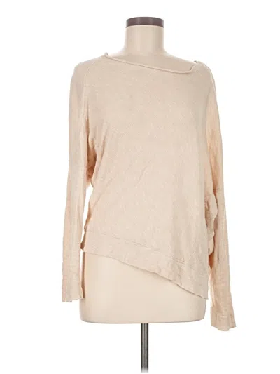 Pre-owned Unbranded Long Sleeve T-shirt In Tan