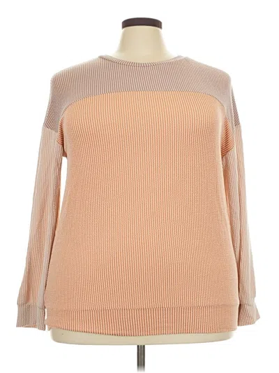 Pre-owned Unbranded Long Sleeve T-shirt In Tan