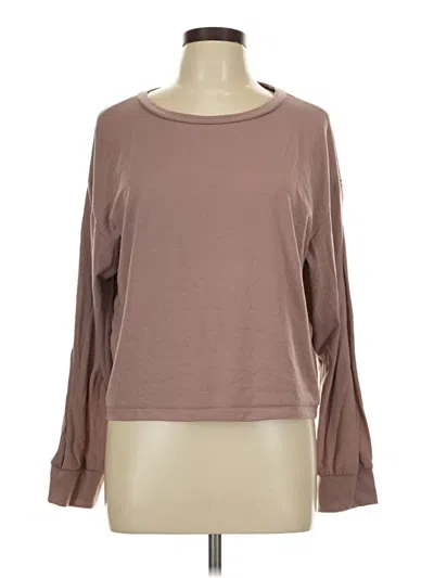 Pre-owned Unbranded Long Sleeve T-shirt In Tan