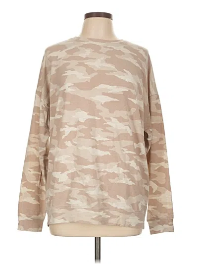 Pre-owned Unbranded Long Sleeve T-shirt In Tan