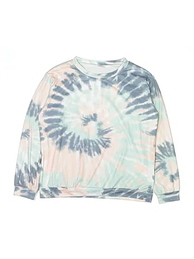 Pre-owned Unbranded Kids' Long Sleeve T-shirt In Teal