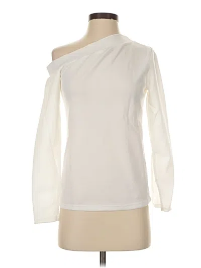 Pre-owned Unbranded Long Sleeve T-shirt In White