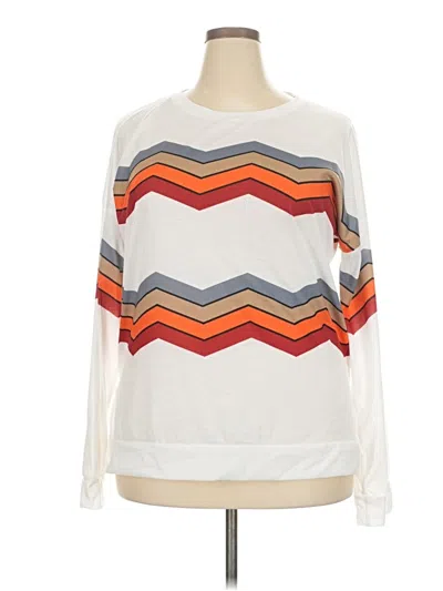 Pre-owned Unbranded Long Sleeve T-shirt In White