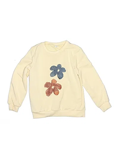 Pre-owned Unbranded Kids' Long Sleeve T-shirt In White