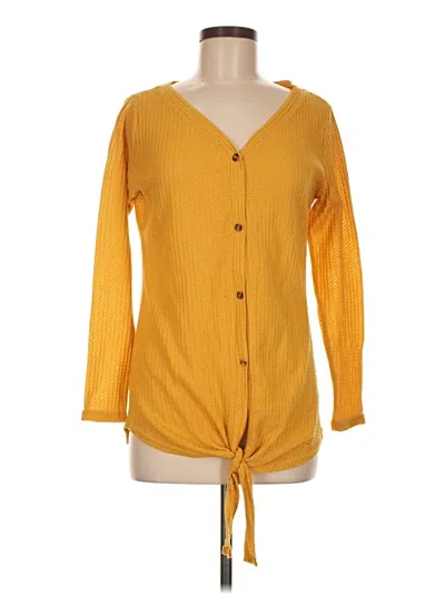 Pre-owned Unbranded Long Sleeve T-shirt In Yellow