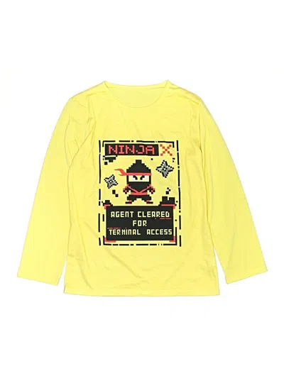 Pre-owned Unbranded Kids' Long Sleeve T-shirt In Yellow