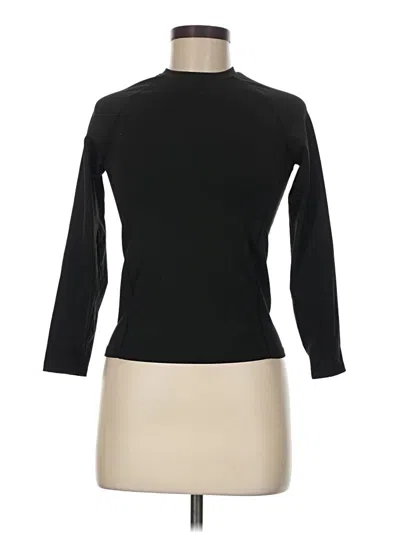 Pre-owned Unbranded Long Sleeve Turtleneck In Black