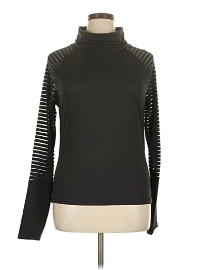 Pre-owned Unbranded Long Sleeve Turtleneck In Black