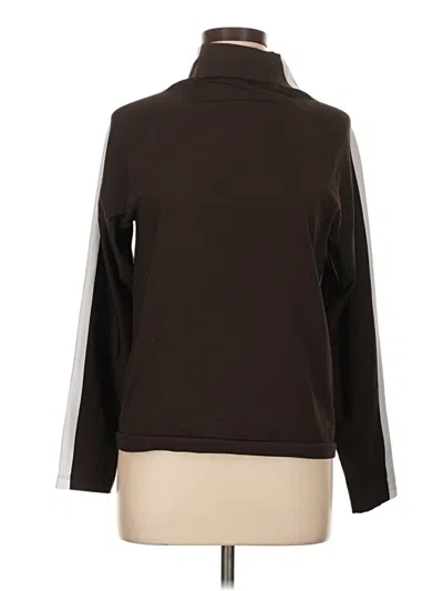 Pre-owned Unbranded Long Sleeve Turtleneck In Brown