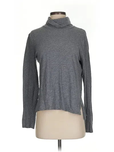 Pre-owned Unbranded Long Sleeve Turtleneck In Gray