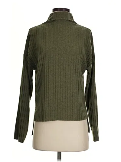 Pre-owned Unbranded Long Sleeve Turtleneck In Green