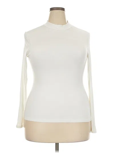 Pre-owned Unbranded Long Sleeve Turtleneck In Ivory