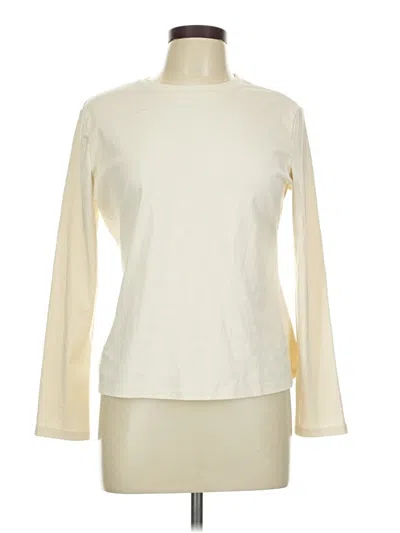 Pre-owned Unbranded Long Sleeve Turtleneck In Ivory