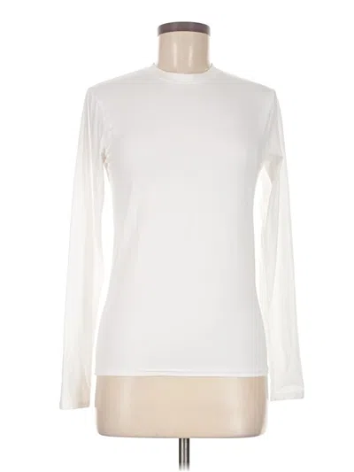 Pre-owned Unbranded Long Sleeve Turtleneck In White