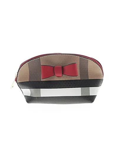 Pre-owned Unbranded Makeup Bag In Brown
