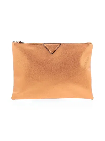 Pre-owned Unbranded Makeup Bag In Brown