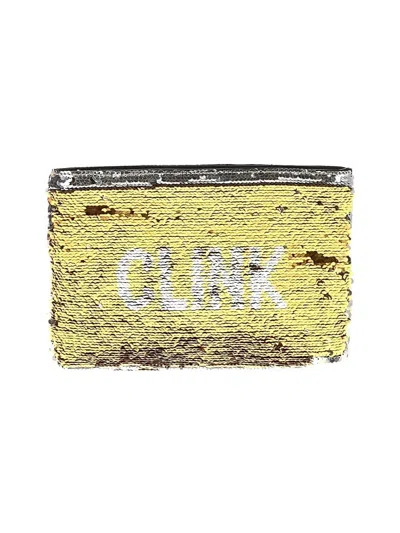 Pre-owned Unbranded Makeup Bag In Gold