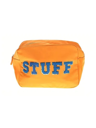 Pre-owned Unbranded Makeup Bag In Orange