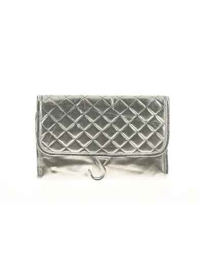 Pre-owned Unbranded Makeup Bag In Silver