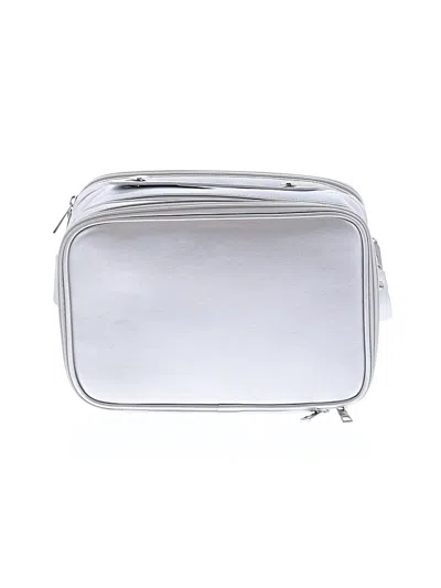 Pre-owned Unbranded Makeup Bag In Silver