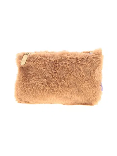 Pre-owned Unbranded Makeup Bag In Tan