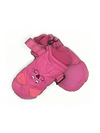 Pre-owned Unbranded Kids' Mittens In Pink