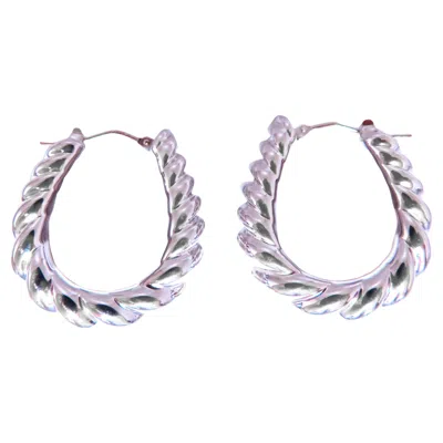 Pre-owned Unbranded Mod Deco Shrimp Lever Semi Hoop Earrings 14kt Gold 12588* In Multiple