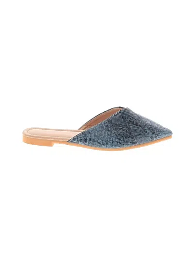 Pre-owned Unbranded Mule/clog In Blue