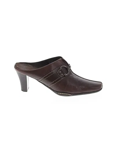 Pre-owned Unbranded Mule/clog In Brown
