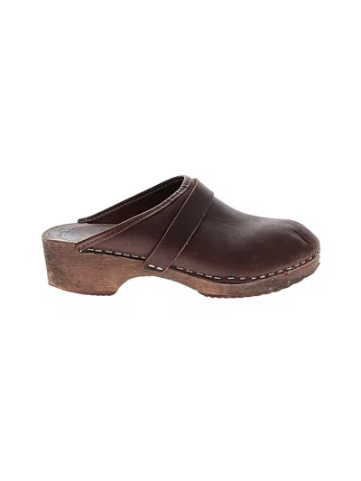 Pre-owned Unbranded Mule/clog In Brown