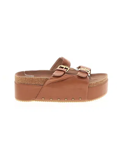 Pre-owned Unbranded Mule/clog In Brown