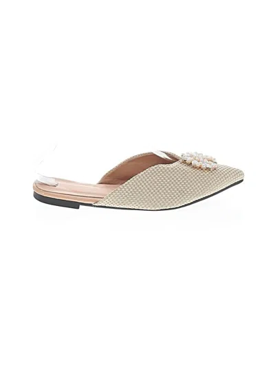 Pre-owned Unbranded Mule/clog In Ivory