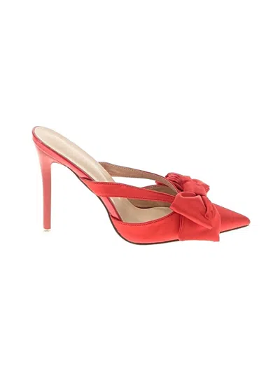 Pre-owned Unbranded Mule/clog In Red