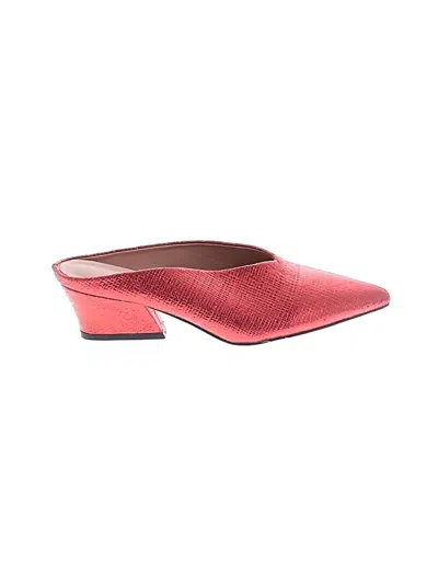 Pre-owned Unbranded Mule/clog In Red