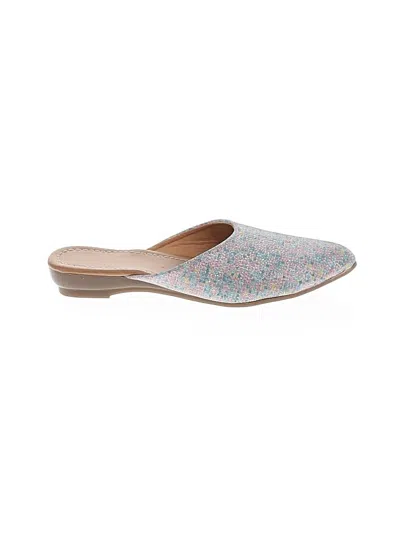 Pre-owned Unbranded Mule/clog In Silver