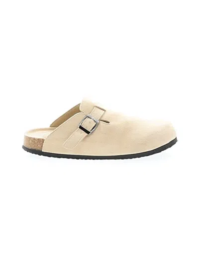 Pre-owned Unbranded Mule/clog In Tan