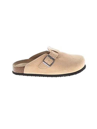 Pre-owned Unbranded Mule/clog In Tan