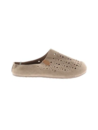 Pre-owned Unbranded Mule/clog In Tan
