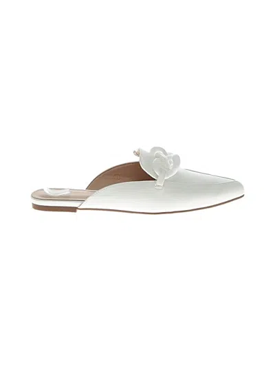 Pre-owned Unbranded Mule/clog In White
